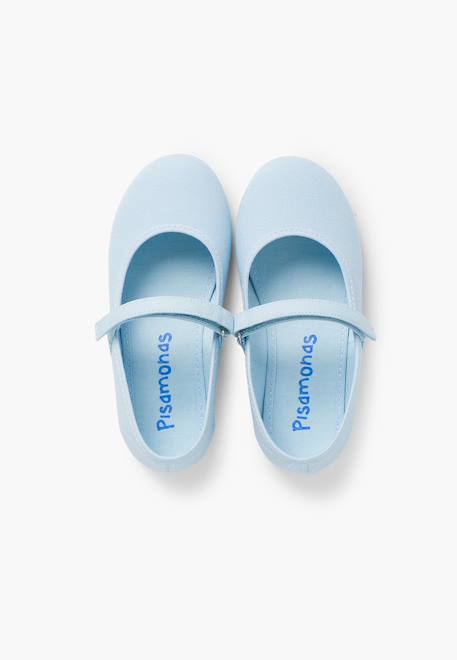 Babies à scratch fin en toile pour fille Blanc+Bleu azur+Bleu marine+Ciel clair+Corail+Écru+Fucsia+Gris+Jaune citron+Pêche+Rose pâle+Rouge+Sable+Vert fougère 22 - vertbaudet enfant 