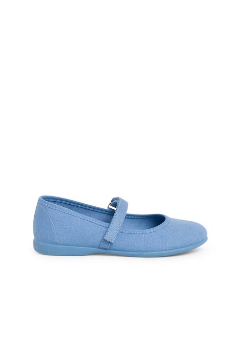 Babies à scratch fin en toile pour fille Blanc+Bleu azur+Bleu marine+Ciel clair+Corail+Écru+Fucsia+Gris+Jaune citron+Pêche+Rose pâle+Rouge+Sable+Vert fougère 7 - vertbaudet enfant 