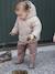 Manteau matelassé fantaisie bébé beige 1 - vertbaudet enfant 