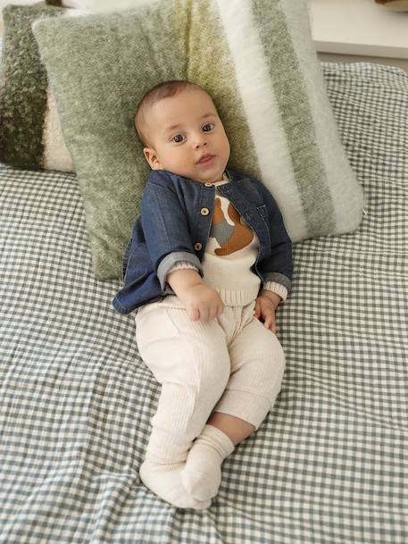 Chemise naissance en denim stone 5 - vertbaudet enfant 