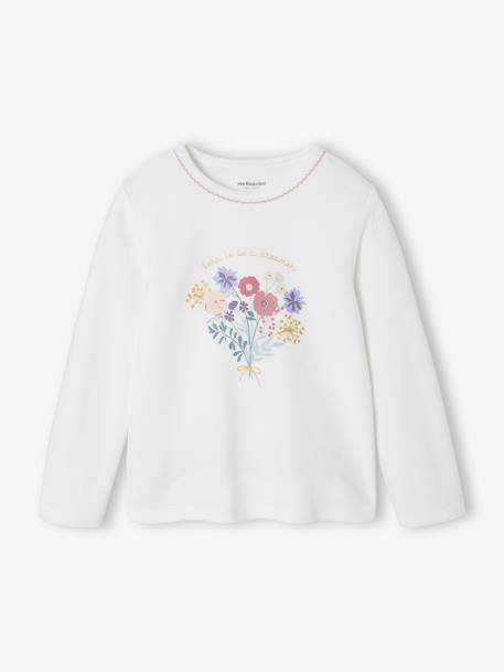 Lot de 2 pyjamas fille velours fleurs écru 4 - vertbaudet enfant 