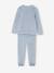 Lot 2 pyjamas garçon velours animaux polaires bleu ciel 10 - vertbaudet enfant 