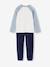Lot 2 pyjamas garçon velours animaux polaires bleu ciel 9 - vertbaudet enfant 