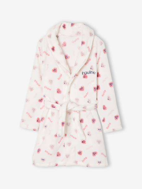 Robe de chambre fille happy écru 2 - vertbaudet enfant 