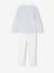 Pyjama fille velours lapin bleu ciel 3 - vertbaudet enfant 