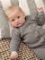 Combinaison naissance en tricot texturé vert de gris 7 - vertbaudet enfant 