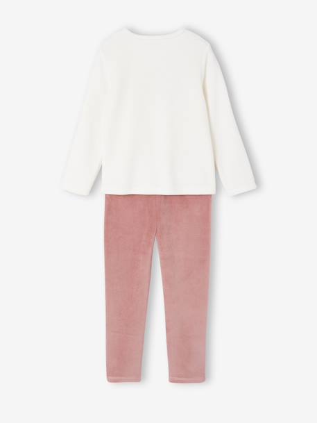 Lot de 2 pyjamas fille velours fruits écru 6 - vertbaudet enfant 