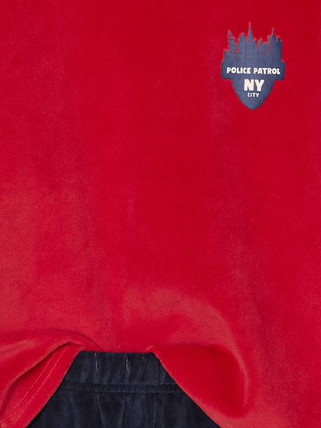 Lot de 2 pyjamas garçon velours police marine 6 - vertbaudet enfant 