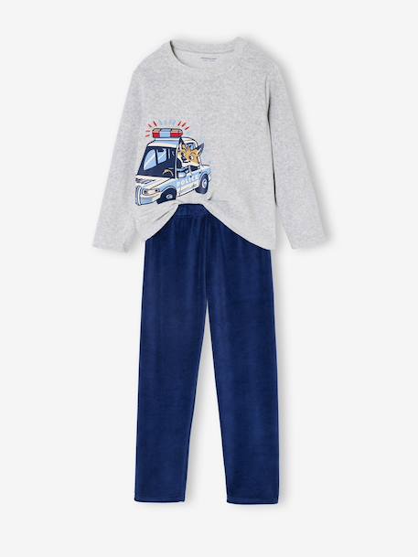 Lot de 2 pyjamas garçon velours police marine 5 - vertbaudet enfant 