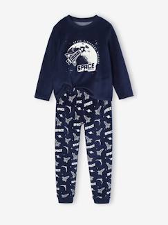 -Pyjama garçon velours fusée 