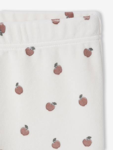 Lot de 2 pyjamas fille velours fruits écru 9 - vertbaudet enfant 