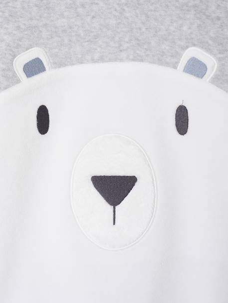 Pyjama garçon velours ours gris chiné 4 - vertbaudet enfant 
