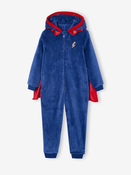 Surpyjama super héros : cape + masque détachable bleu roi 3 - vertbaudet enfant 