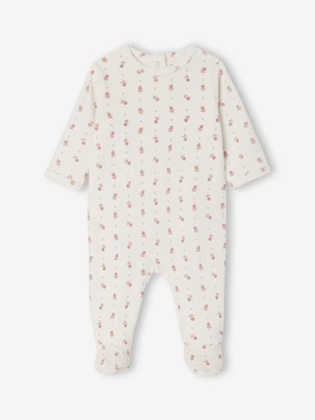 Lot de 3 pyjamas bébé mixtes en velours Lot cappuccino+rose 11 - vertbaudet enfant 