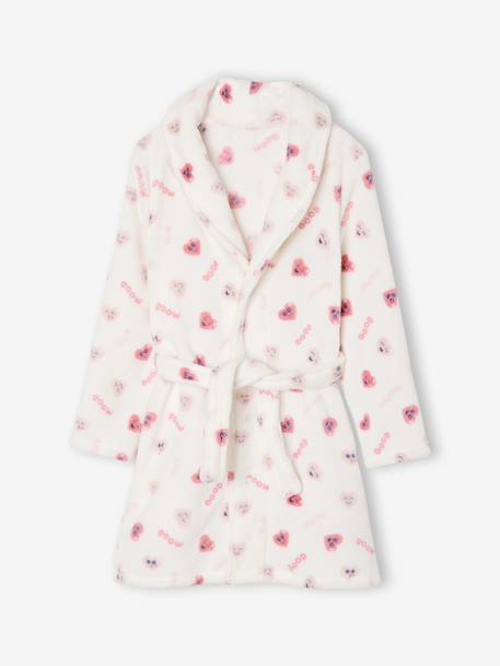 Robe de chambre fille happy écru 1 - vertbaudet enfant 