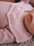 Ensemble naissance barboteuse en tricot et collants mauve 2 - vertbaudet enfant 