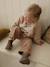 Gilet bébé en maille grosse jauge beige chiné+vert sauge 4 - vertbaudet enfant 