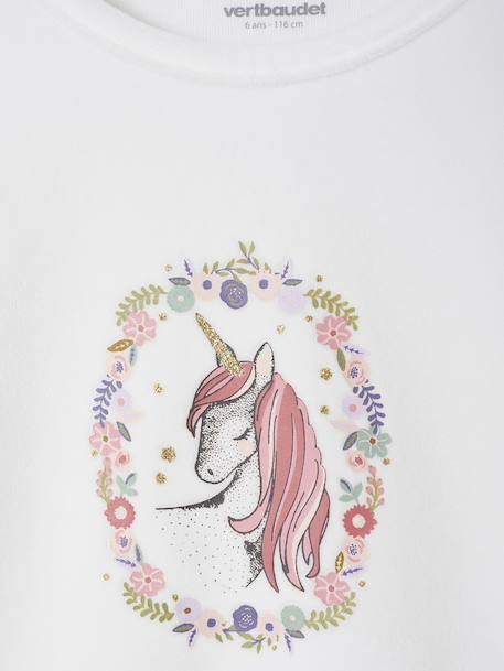 Lot de 2 pyjamas fille velours licorne écru 8 - vertbaudet enfant 