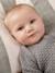 Combinaison naissance en tricot texturé vert de gris 8 - vertbaudet enfant 