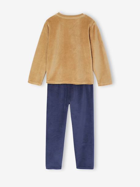 Lot de 2 pyjamas garçon velours Dino caramel 9 - vertbaudet enfant 