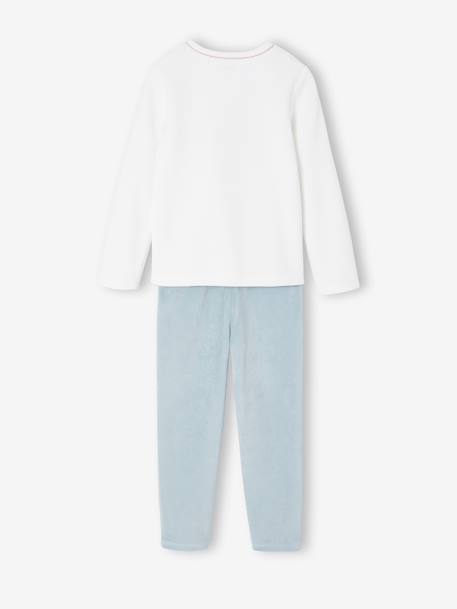 Lot de 2 pyjamas fille velours fleurs écru 6 - vertbaudet enfant 
