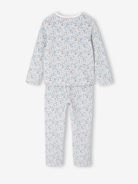 Lot de 2 pyjamas fille velours fleurs écru 7 - vertbaudet enfant 