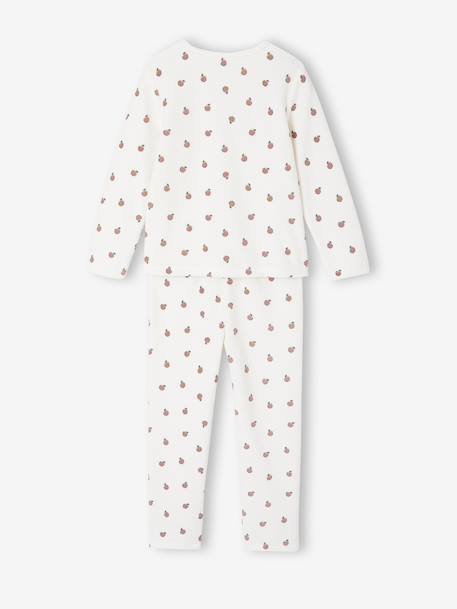 Lot de 2 pyjamas fille velours fruits écru 7 - vertbaudet enfant 