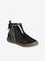 Bottines enfant fille synthétique zippées marron+noir 7 - vertbaudet enfant 