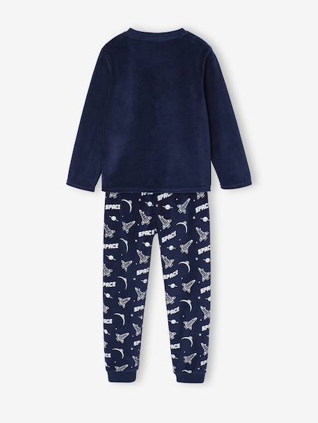 Pyjama garçon velours fusée marine 7 - vertbaudet enfant 
