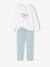 Lot de 2 pyjamas fille velours fleurs écru 2 - vertbaudet enfant 