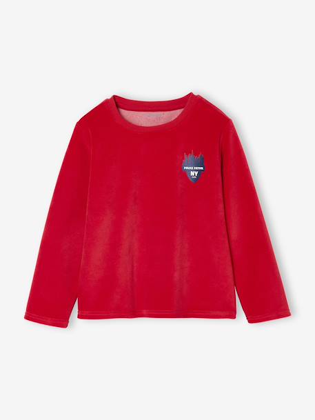 Lot de 2 pyjamas garçon velours police marine 3 - vertbaudet enfant 
