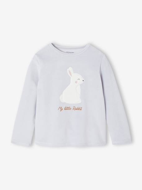 Pyjama fille velours lapin bleu ciel 8 - vertbaudet enfant 