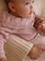 Ensemble naissance barboteuse en tricot et collants mauve 4 - vertbaudet enfant 