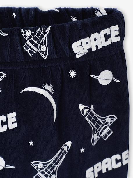 Pyjama garçon velours fusée marine 5 - vertbaudet enfant 