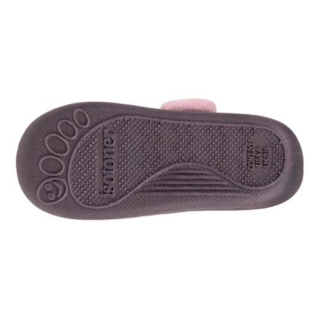 Chaussons bottillons ,fermeture à scratch, semelle antidérapante Gris foncé 4 - vertbaudet enfant 