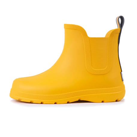 Bottes de pluie basses, technologie everywear, confortables, résistantes et légères Jaune+Marine 3 - vertbaudet enfant 
