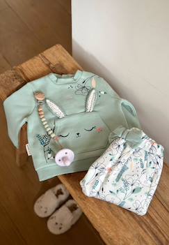 Ensemble enfant sweat et pantalon en molleton misscerise  - vertbaudet enfant