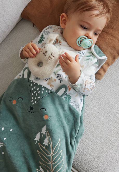 Gigoteuse tog2 en velours merlin Vert 1 - vertbaudet enfant 