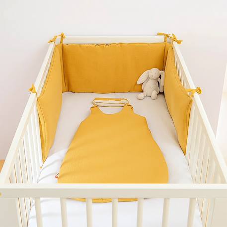 Tour de lit en coton bio Blanc+Fraise+Honey+Rose+Vert 17 - vertbaudet enfant 