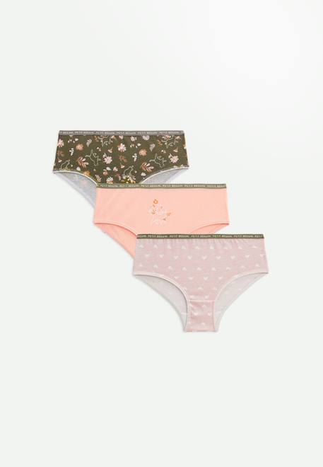 Lot de 3 culottes fille cat Rose 1 - vertbaudet enfant 