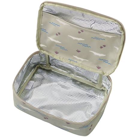 Lunch bag isotherme seahorse (2,5 l) Bleu, beige, marron+Olive, marron,blanc+rose hippocampe+Vert clair+Vert, bleu, écru 11 - vertbaudet enfant 