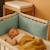 Tour de lit en coton bio Blanc+Fraise+Honey+Rose+Vert 30 - vertbaudet enfant 