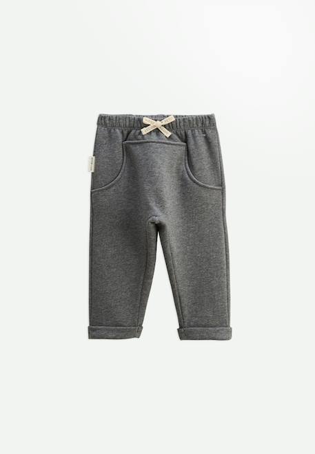 Pantalon enfant en molleton touctouc Gris 1 - vertbaudet enfant 