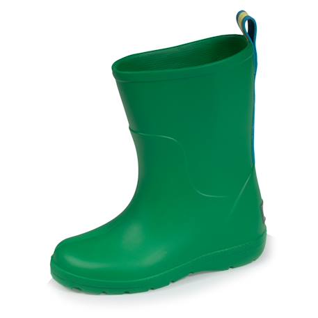 Bottes de pluie hautes, ultra confortables et légères, faciles à enfiler Jaune+Marine+Vert 11 - vertbaudet enfant 