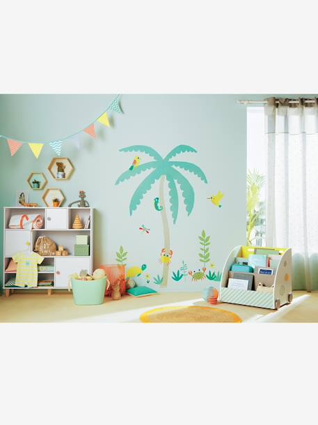 Sticker géant enfant île palmier multicolore 3 - vertbaudet enfant 