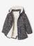 Parka fille à capuche romantique marine+vert 6 - vertbaudet enfant 