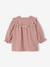 Robe naissance en flanelle motif vichy écru 1 - vertbaudet enfant 