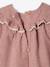 Robe naissance en flanelle motif vichy écru 3 - vertbaudet enfant 