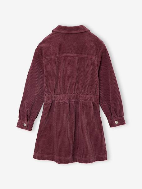 Robe en velours fille mauve 2 - vertbaudet enfant 