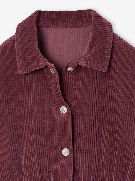 Robe en velours fille mauve 3 - vertbaudet enfant 